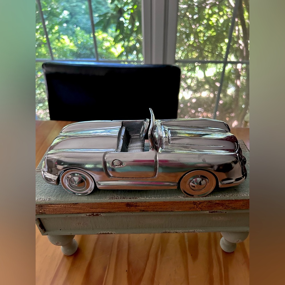 Pottery Barn Silver Classic Convertible Car Decor